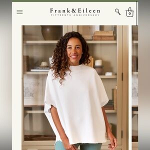 Frank and Eileen Audrey funnel neck capelet